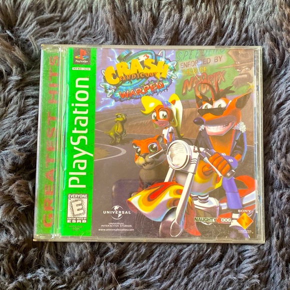CRASH BANDICOOT 3: WARPED SONY PLAYSTATION 1 GREATEST HITS - Picture 1 of 5